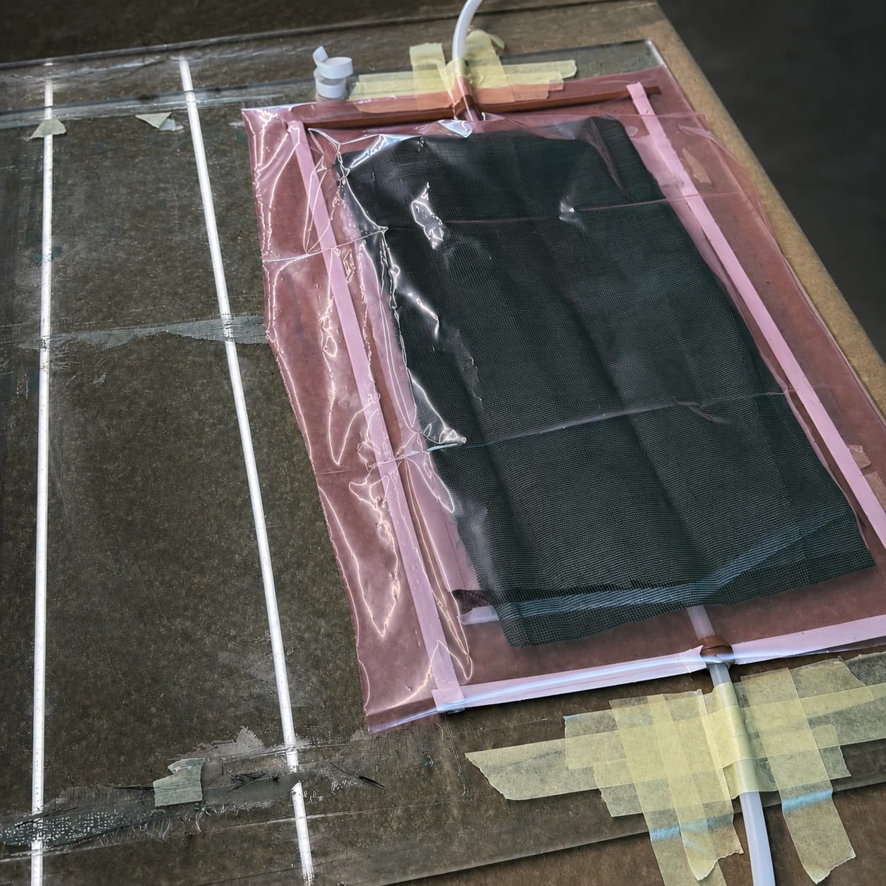 Prepared vacuum bag
