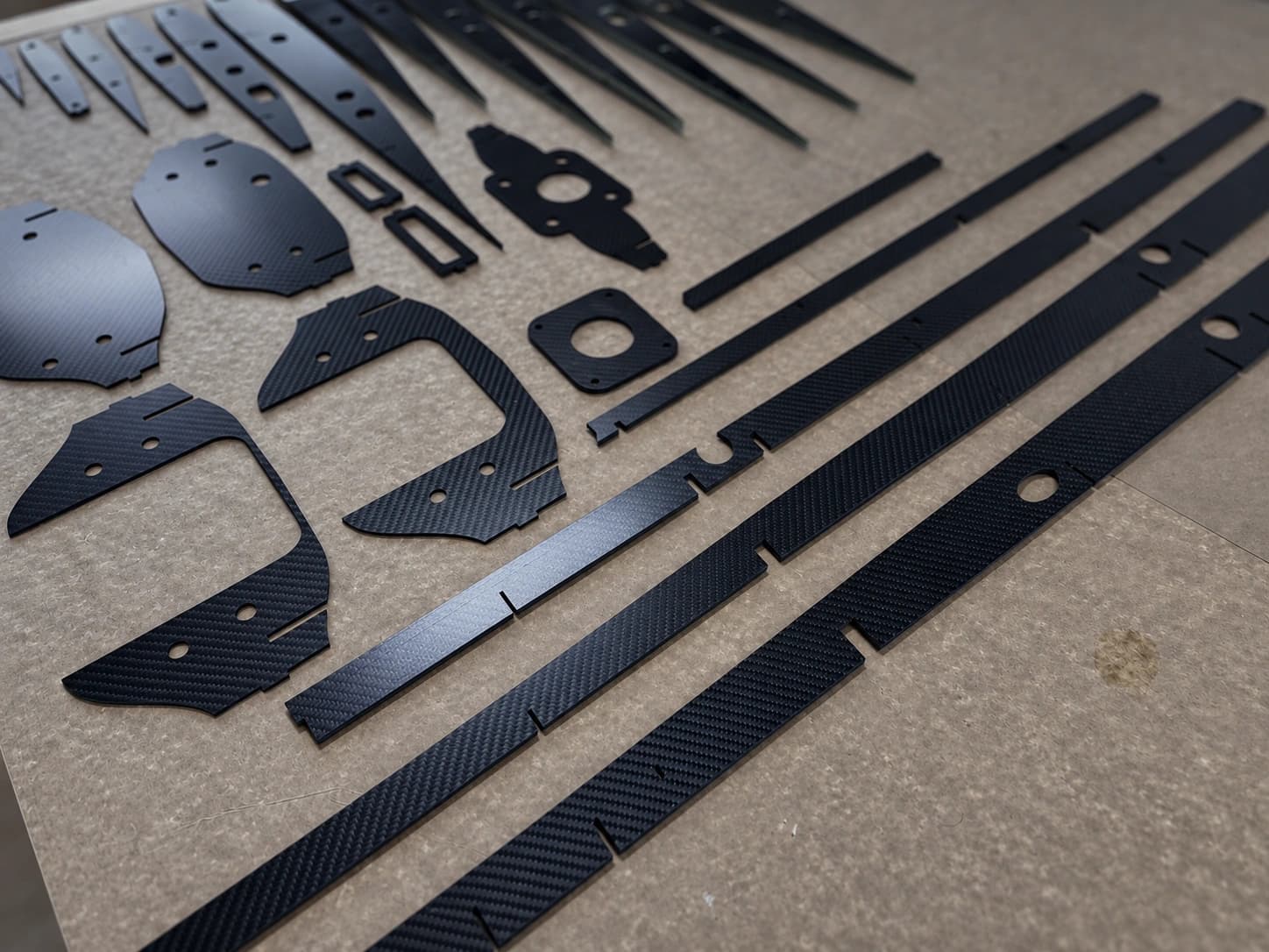 Carbon composite parts